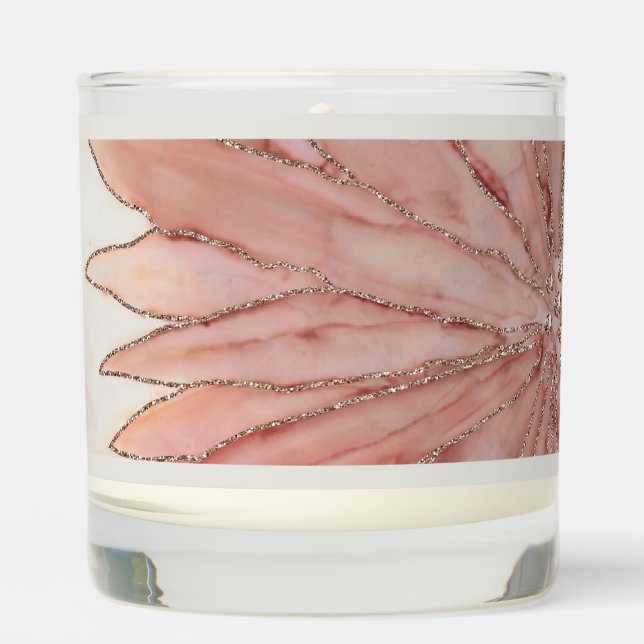 Quinceanera Pinkish Lavender Scented Candle (Front)