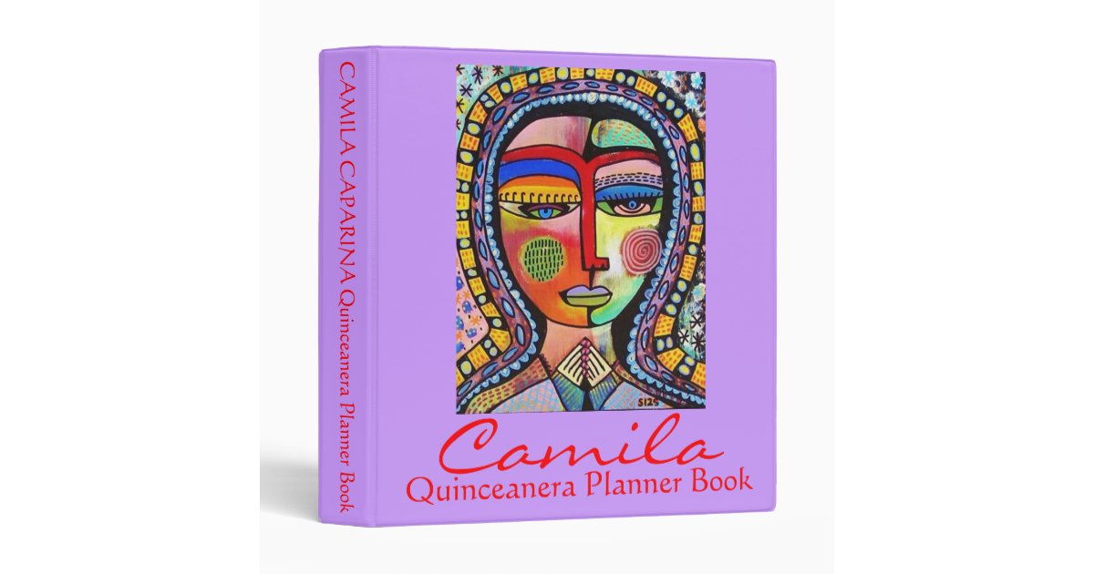 Quinceanera Planner Book 15th Birthday Quince II 3 Ring Binder Zazzle