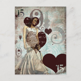 Quinceanera Postcard - Blank