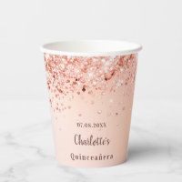 Maroon and Rose Gold Ombre Glitter Kids Cup, Custom Toddler