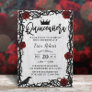 Quinceanera Rose Thorn Elegant Fairy Tale Birthday Invitation