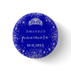 Quinceanera royal blue silver glitter tiara name