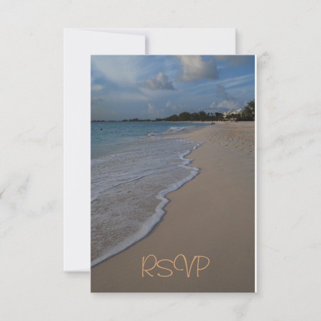 Quinceanera RSVP Guest Reply Card (Front)