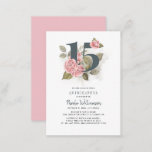 Quinceanera Rustic Floral 15th Birthday Botanical Note Card<br><div class="desc">Cute modern yet elegant Quinceañera Mis Quince Anos birthday party invitations. Rustic floral olive green and pink colors design and template that can be easily edited and the text replaced with your own details by clicking the "Personalize" button. For further customization, please click the "Customize Further" link and use our...</div>