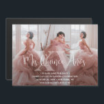 Quinceañera Save the Date 3 Photo Collage Mis XV Magnetic Invitation<br><div class="desc">Share the joyful news of an upcoming Quinceañera celebration with chic photo collage magnetic save the date invitations. The pictures and all wording on this template are simple to personalize, and the magnetic backing makes them easy for family and friends to display. The modern minimalist overlay design features large bold...</div>