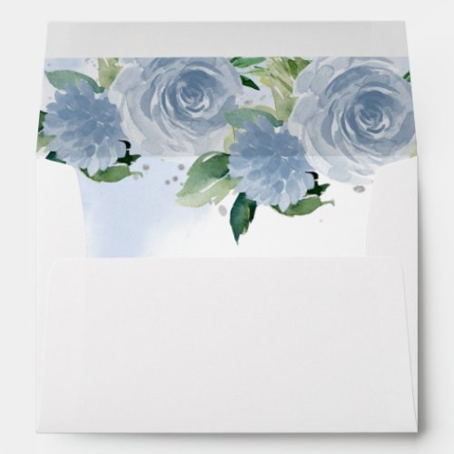Quinceanera Silver Tiara Light Blue Floral Envelope