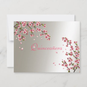 Quinceanera, Sweet Sixteen Invitation Sakura
