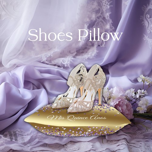 Quinceaera Traditional Pillow for the Shoes 