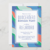 Quinceañero 15th Birthday BOY Invitation | Zazzle