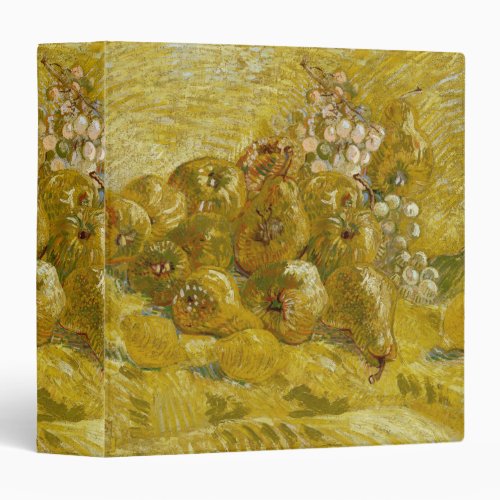 Quinces Lemons Pears Grapes by Van Gogh Binder