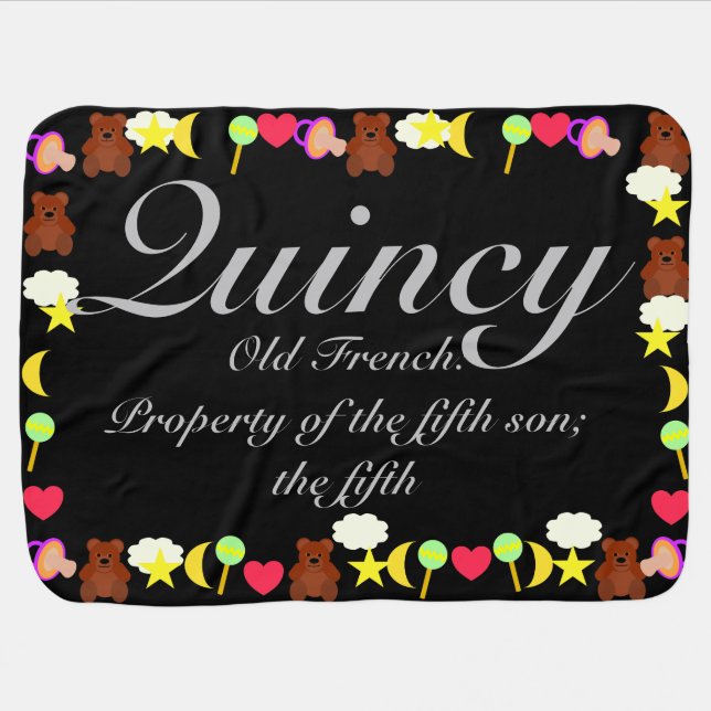 Quincy Baby Blanket Template (Horizontal)