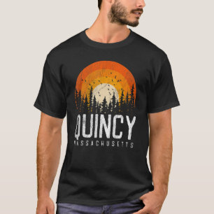 Quincy Massachusetts MA Vintage 70s 80s 90s Retro T-Shirt