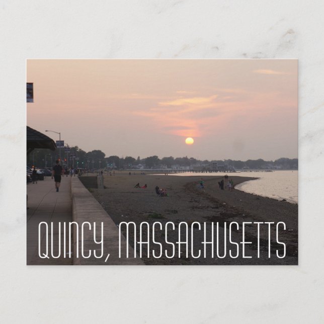 Quincy Massachusetts | Photographer Brad Hines Postcard (Front)