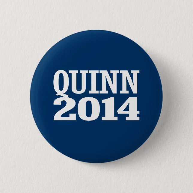 QUINN 2014 PINBACK BUTTON (Front)