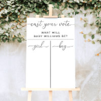 Quinn Cast Your Vote Gender Reveal Game Voting