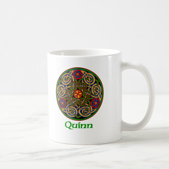 Quinn Celtic Knot Coffee Mug (Right)