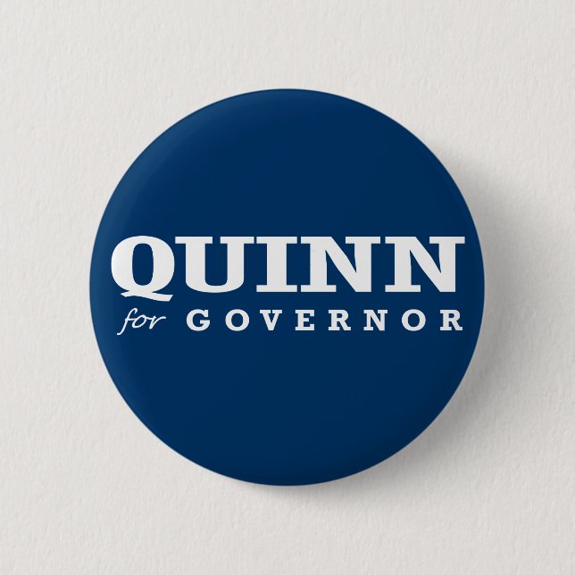 QUINN FOR GOVERNOR 2014 BUTTON (Front)