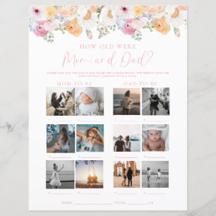 Quinn How Old Were Mom and Dad Photo Game