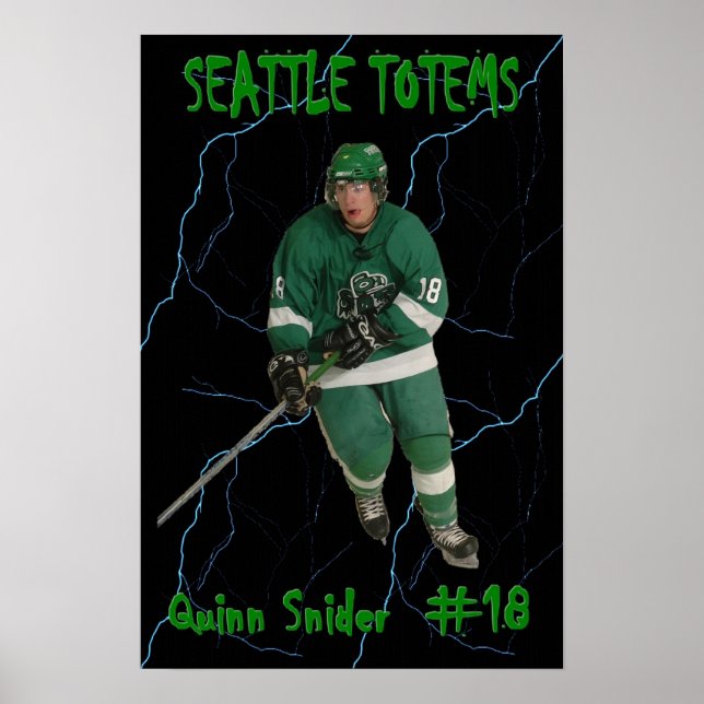 Quinn Snider - Seattle Totems Poster (Front)