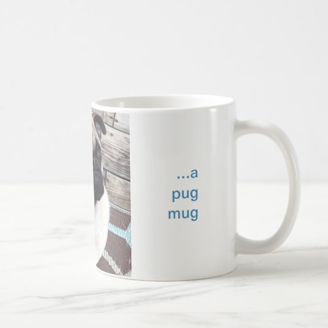 Quinnie Pug Mug (Right)