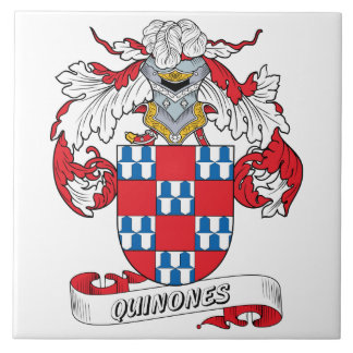 Quinones Family Crest Tile