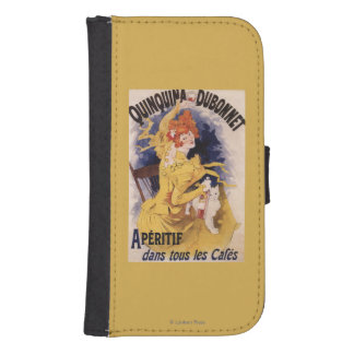 Quinquina Dubonnet Aperitif Promotional Poster Samsung S4 Wallet Case