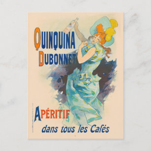 Quinquina Dubonnet Apéritif Vintage Poster 1895 Postcard