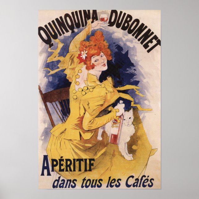 Quinquina Dubonnet Promotional Poster Aperitif (Front)