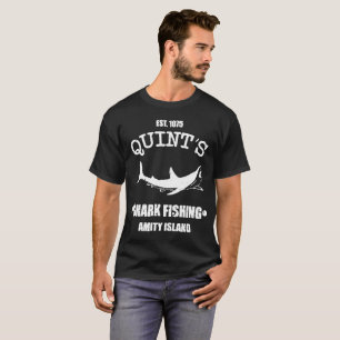 Quint_s Shark Fishing Inspired Jaws Men_s Womens T-Shirt