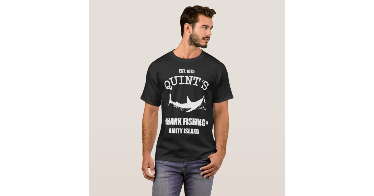 Quint_s Shark Fishing Inspired Jaws Men_s Womens T-Shirt