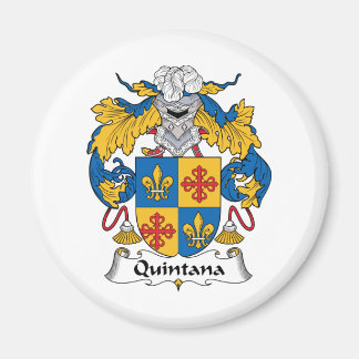 Quintana Family Crest Magnet