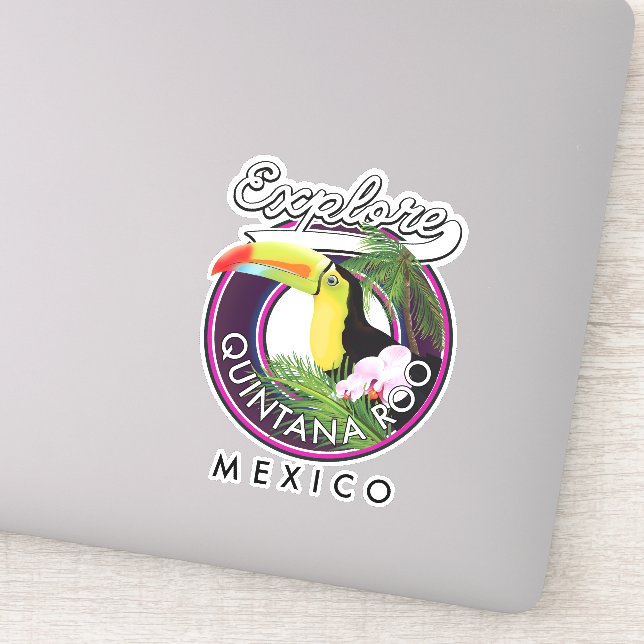 Quintana Roo holbox beach mexico. Sticker (Detail)
