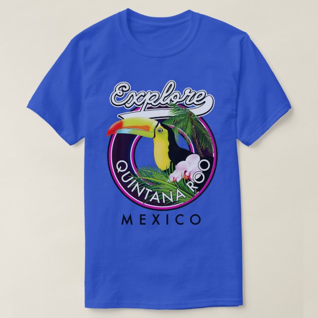 Quintana Roo holbox beach mexico travel patch T-Shirt (Design Front)