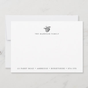 Quintessential Berry Family Address Note Card