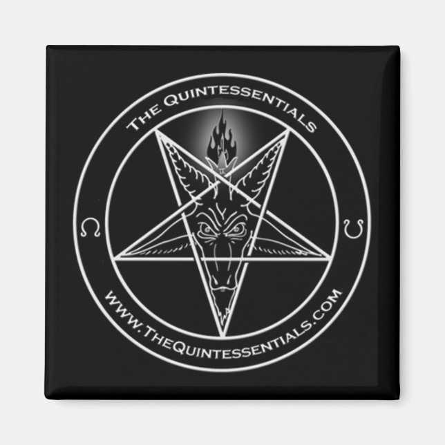 Quintessentials "Baphomet" Logo Magnet (Front)