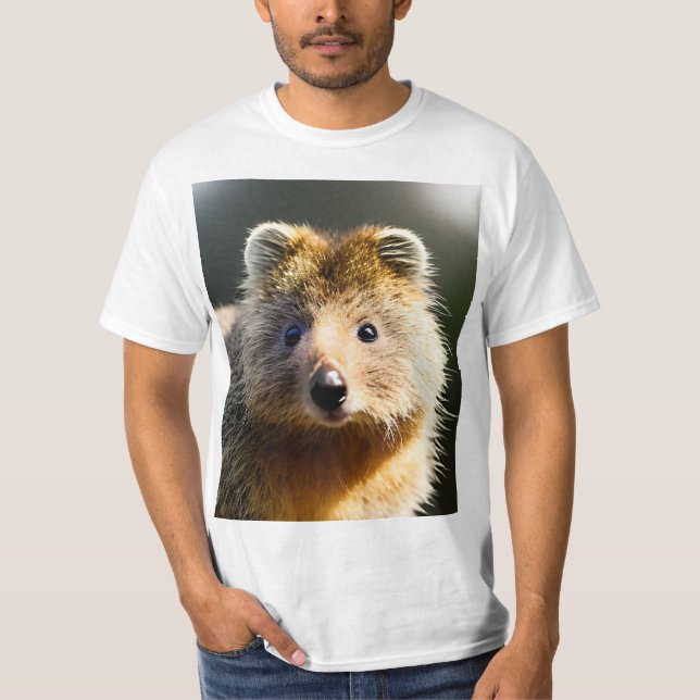 Quintin The Ginger Quokka, Mens Value Tshirt (Front)