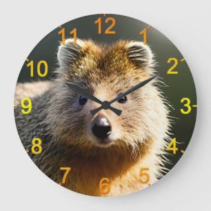Quintin The Ginger Quokka, Wall Clock