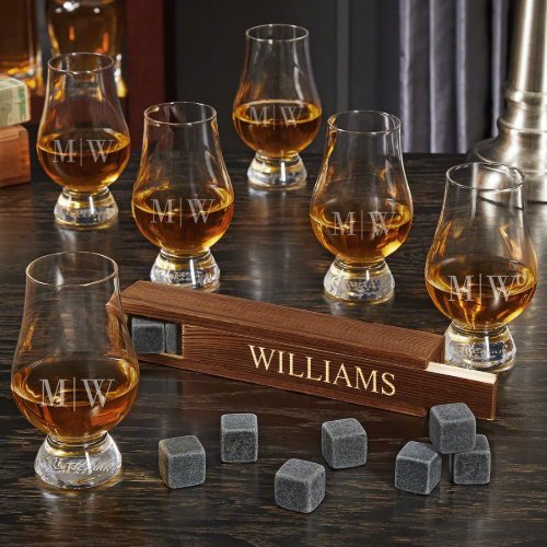 Quinton Cooling Stones Set w 6 Whiskey Glasses