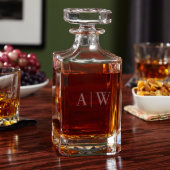 Quinton Monogram Giftbox, Glasses & Decanter (Example)