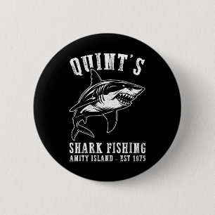 Quints Awesome Ocean Animals Vintage Apparel Shark Button