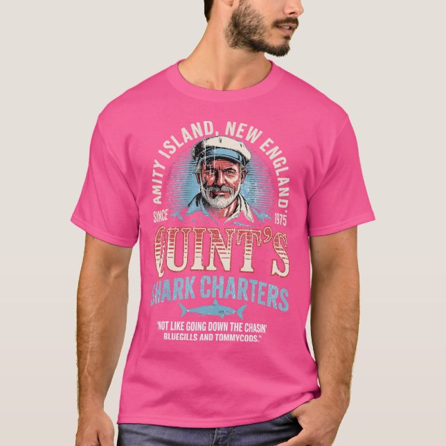Quint's Shark Charters T-Shirt (Front)
