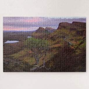 Quiraing sunrise landscape on Skye Jigsaw Puzzle