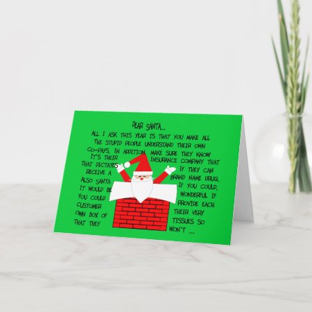 Quirky And Funny Pharmacist Christmas Cards