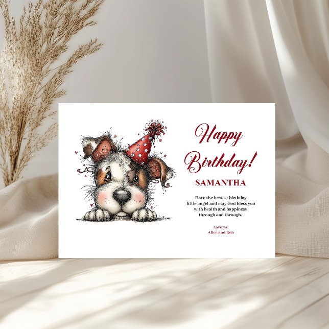 Quirky Animals Personalized kids greeting card (Quirky Animals Personalized kids greeting card)
