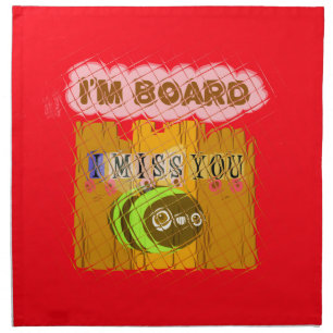 Quirky Bee Art Print Napkin