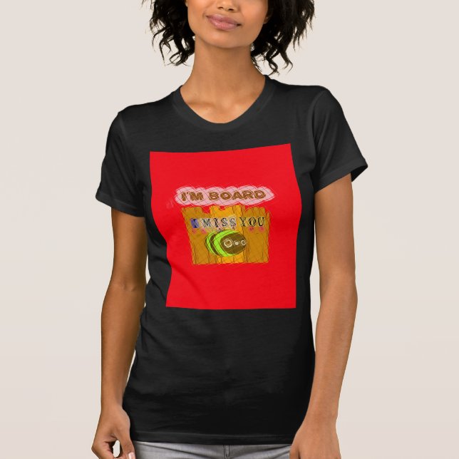 Quirky Bee Art Print T-Shirt (Front)
