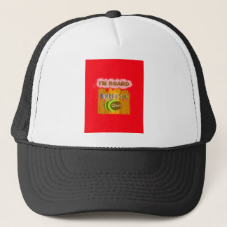 Quirky Bee Art Print Trucker Hat