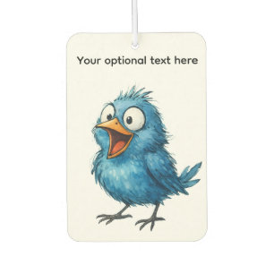 QUIRKY BLUE BIRD AIR FRESHENER