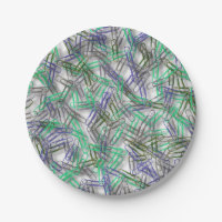 Quirky Blue Green Paperclips