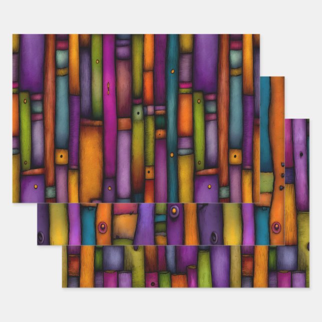 QUIRKY BOOK SPINES DECORATIVE PAPER SET (Set)